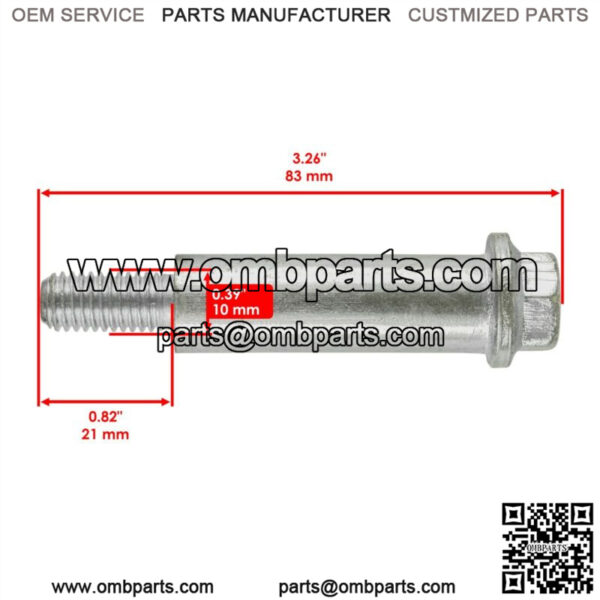 4 Deck Wheel Bolt Fits John Deere EZTrak Z365R Z375R Z425 Z435 Z445 GX21012 - Image 2