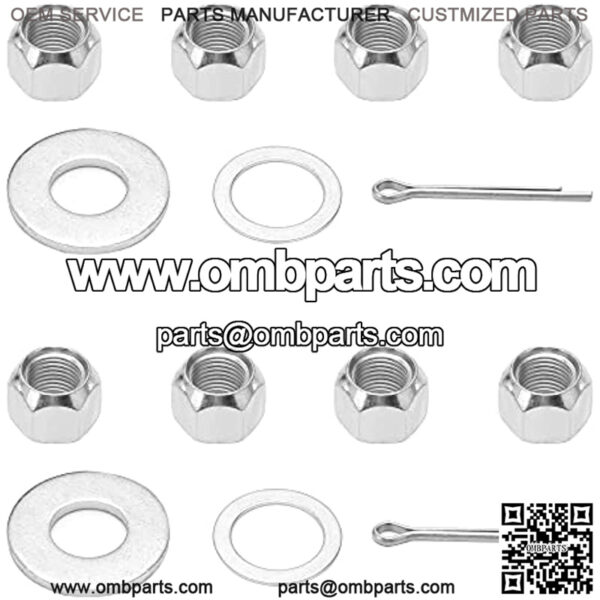Golf Cart Brake Drum/Hub Assembly (Electric) for EZGO TXT Replaces OEM# 19186G1P, 2-Pack - Image 4