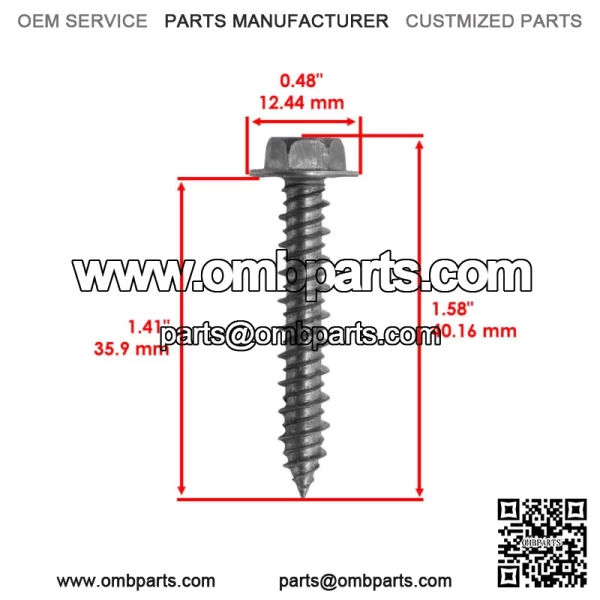 Clutch Cover Screw Bolts for Polaris RZR Ranger 500 570 900 1000 M6 x 35 Qty 8 - Image 2