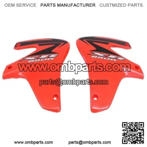 Radiator Shroud Set XR650 R 00-07 OEM Left Right Plastic Honda red