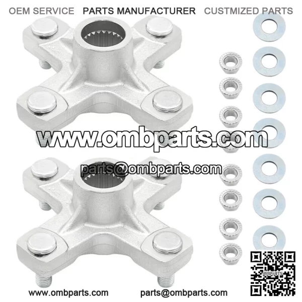 2PCS Rear Wheel Hub Kit for Yamaha Blaster 200 YFS200 1988-2006 2XJ-25383-50-00 (For: Yamaha)