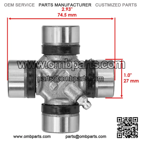 Drive Shaft U Joint For Bush Hog Rotary Cutter BH114 BH115 BH116 BH215-2 BH216-2 - Image 2
