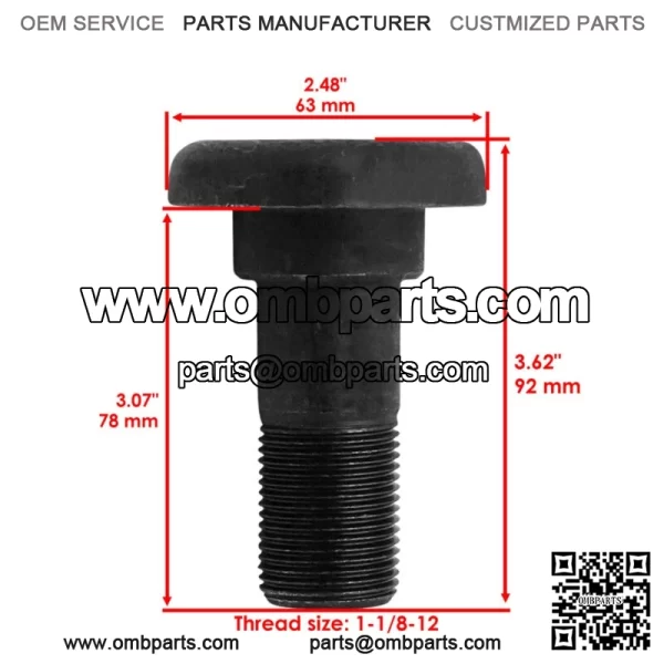 802-263C 802-277C Deck Blade Bolt Kit For Land Pride RC1548 RC1560 4615 RCM3715 - Image 2