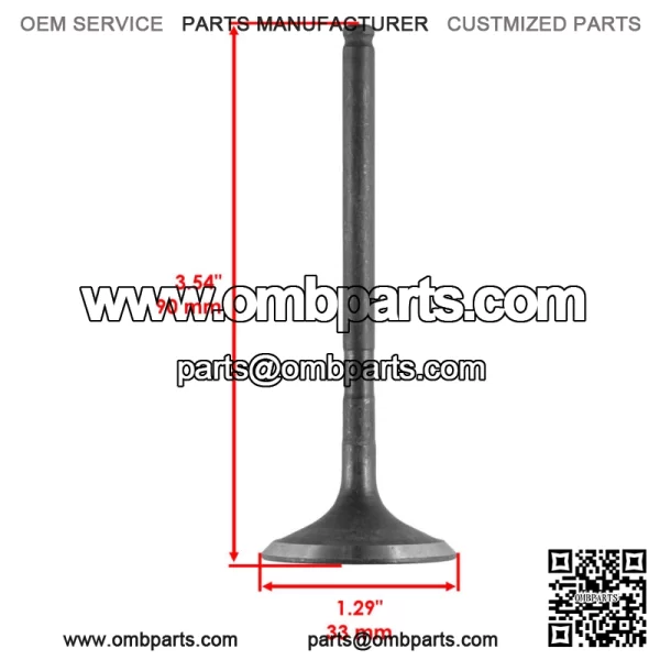 3007-152 3007-784 3007-860 3402-226 Intake & Exhaust Valve Kit For Arctic Cat - Image 3