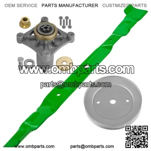 30" Deck Spindle & Blade Kit For Husqvarna RZ3016 For Poulan Pro 301ZX