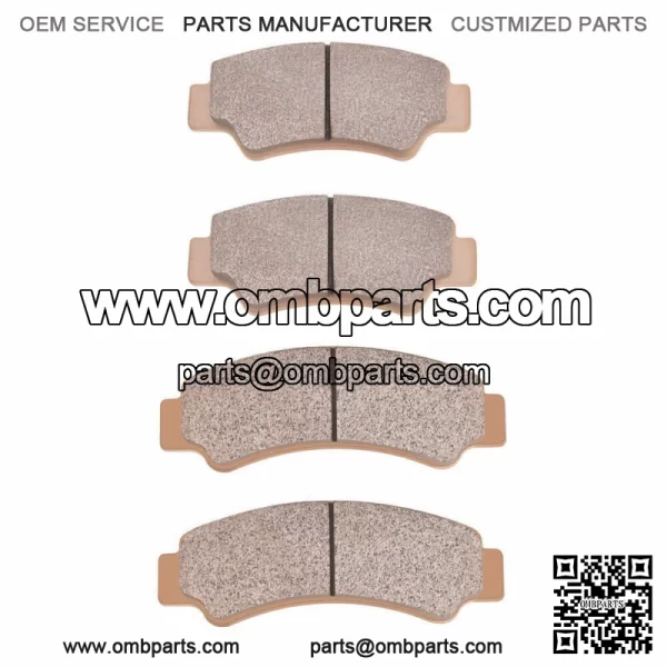 Front Rear Brake Pad For 2018-2024 CF Moto UFORCE 500 600 800 1000 UTV ATV SSV (For: CF-Moto) - Image 2
