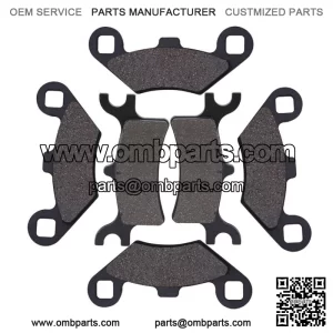 Front Rear Brake Pads for Polaris Sportsman 500 HO 4X4 2003-2009 ATV (For: Polaris)