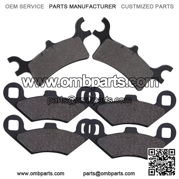 Front Rear Brake Pads for Polaris Sportsman 500 HO 4X4 2003-2009 ATV (For: Polaris) - Image 2