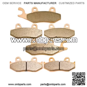Front Rear Sintered Brake Pads For Yamaha YFZ450R YFZ450R 2009-2017 (For: Yamaha)
