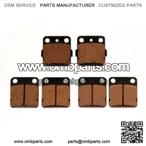 Front+Rear Brake Pads For Yamaha Raptor 350 YFM350 & Raptor 125 YFM125R  (For: Yamaha)