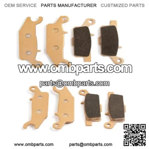 Front Rear Brake Pads For Yamaha Grizzly YFM700F 07-22 Grizzly 550 700 YFM550F (For: Yamaha)