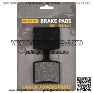 Brake Pad Set Yamaha Sidewinder LTX MTX RTX SR Viper Rear Semi-Metallic (For: Yamaha)