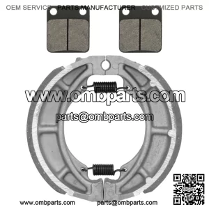 Front Brake Pads and Rear Brake Shoes for Suzuki DR200SE DR 200SE 2015-2020