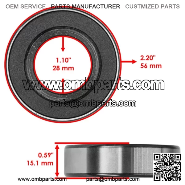 91051-MFL-003 Rear Wheel Rim Ball Bearing for Honda CBR1000RR CBR1000RA 2008-16 - Image 5