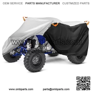 Quad  ike  TV  over  aterproof  ust  rotector  lack+Silver  or  amaha  FZ  50