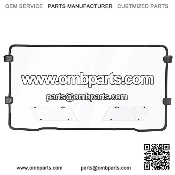 UTV  ented  ront  ull  indshield  or  FMOTO  FORCE  000/XL  019-2025