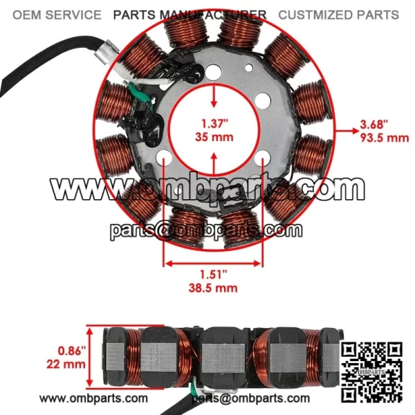 Generator  tator    asket  or  onda  RF110F  013-2018  1120-KYK-911 - Image 2