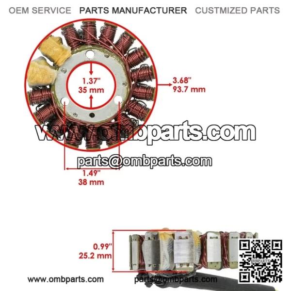 Stator    asket  or  onda  RX450  RX450R  004  005  agneto - Image 2