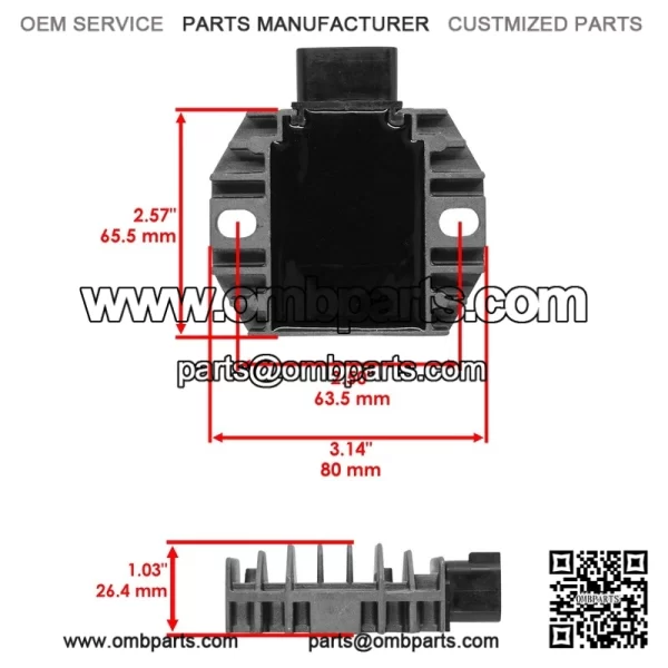 Stator  egulator  ectifier  asket  or  amaha  FZ450R  FZ450    FZ450Rse  009-24 - Image 3
