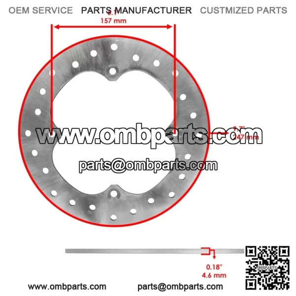 Can-Am averick 3 urbo  018-2019 ront  ear rake isc otors - Image 2