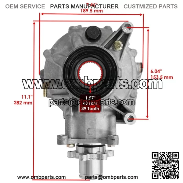 Rear  ifferential  /  ropeller  rive  haft  or  amaha  rizzly  60  FM660F  3-08 - Image 2