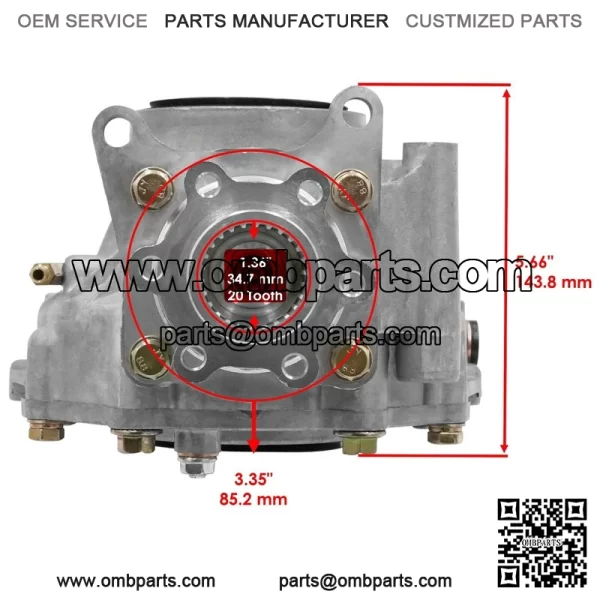 Rear  ifferential  /  ropeller  rive  haft  or  amaha  rizzly  60  FM660F  3-08 - Image 3