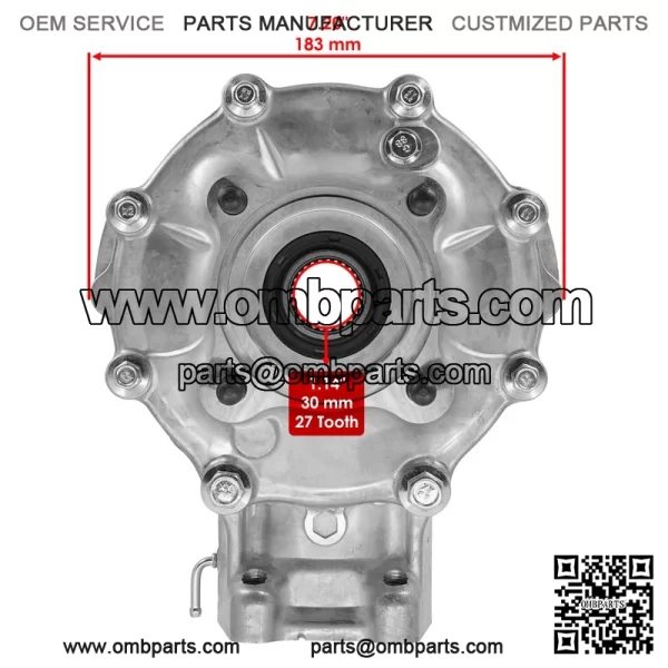Rear  ifferential  or  onda  ancher  50  RX350FE  x4    000-2006 - Image 2