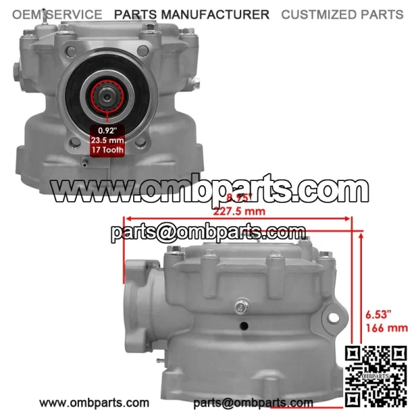 Rear  ifferential  or  onda  portrax  50  RX250EX  001-07  1300-HN6-010 - Image 3
