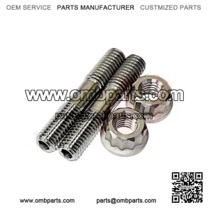 YFZ450  FZ  50  i  xhaust  tuds  olt  eavy  uty  itanium  ead  ipe  tud  olt  it