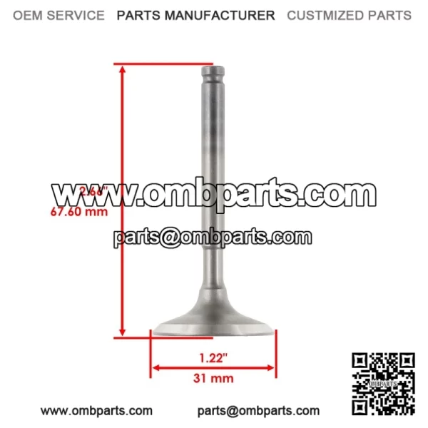 Cylinder  ead  ntake    xhaust  alve  it  or  awasaki  ule  510  AF620A  994-98 - Image 4