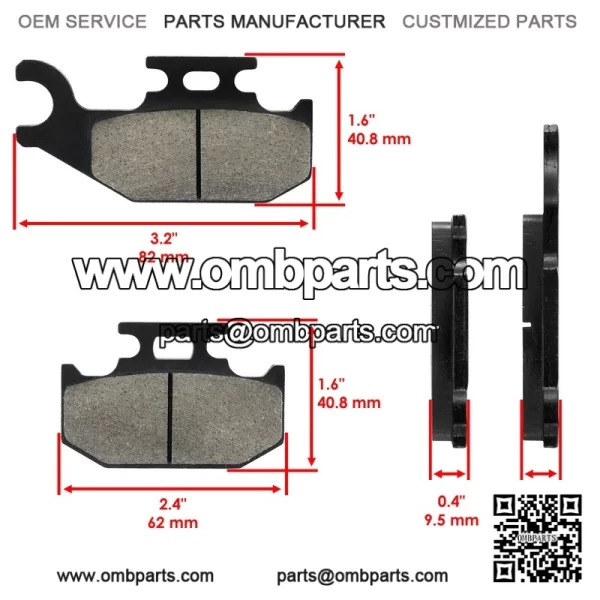 Front  ear  rake  ads  or  an-am  ommander  ax  000  T  TD  014-2018  eft  ight - Image 2