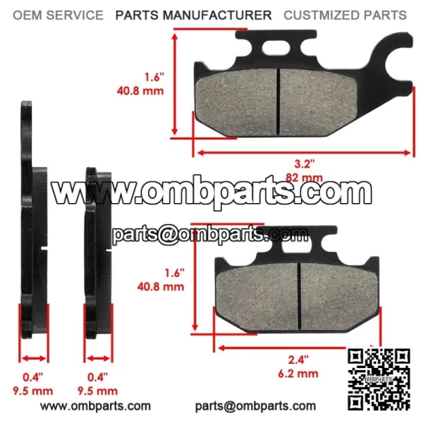 Front  ear  rake  ads  or  an-am  ommander  ax  000  T  TD  014-2018  eft  ight - Image 3