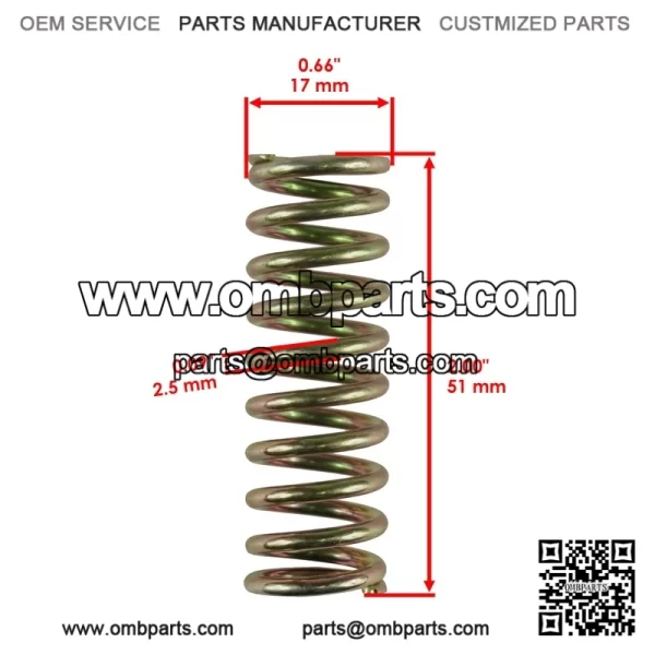 Clutch  prings  or  amaha  enere  00  TZ07  1-25    Z07  015-17    0501-237L0-00 - Image 2