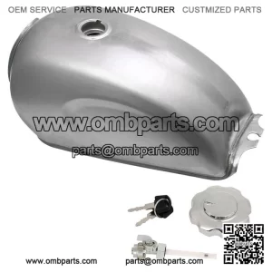 Motorcycle  uel  as  ank  or  FMOTO  andrill  afe  acer  crambler  .4  allon  L