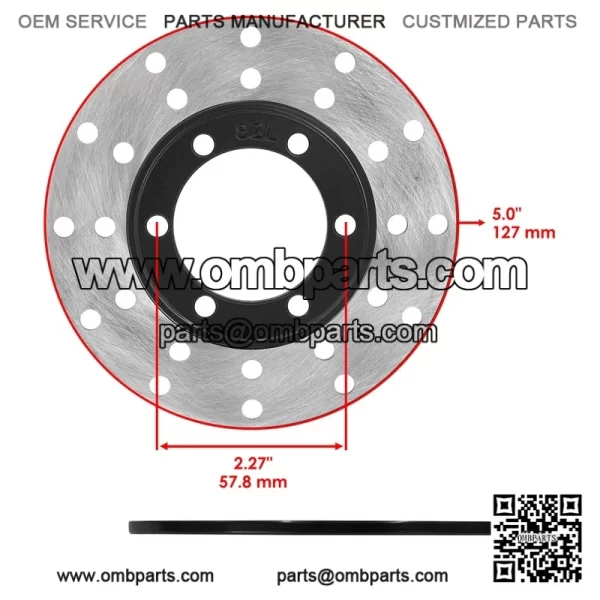 0454412  ront  rake  isc    ads  or  olaris  ZR  70  009-21  eft    ight - Image 2