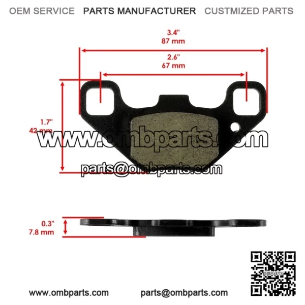 0454412  ront  rake  isc    ads  or  olaris  ZR  70  009-21  eft    ight - Image 3