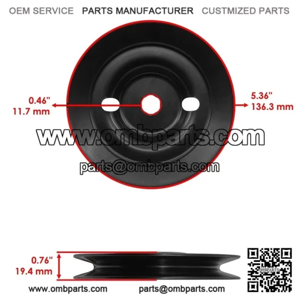 38"  eck  pindle  /Pulley    lade  or  ohn  eere  300  M137483  151720  153118 - Image 3